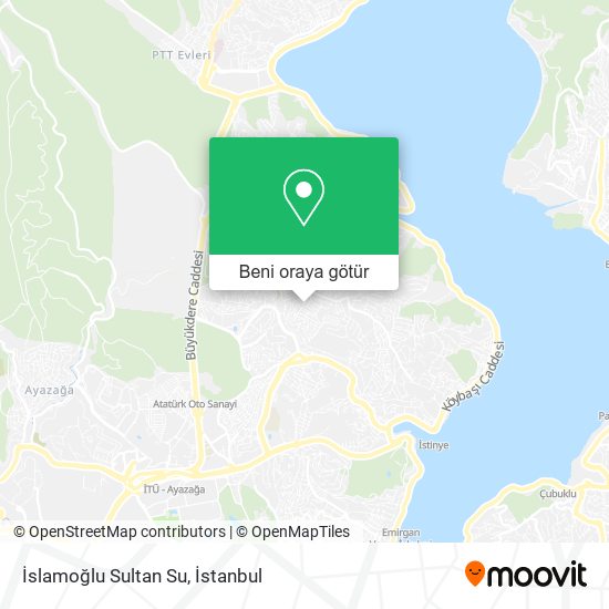 İslamoğlu Sultan Su harita