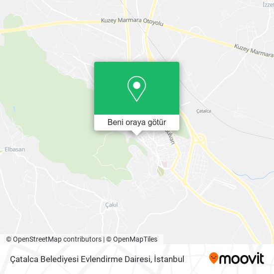Çatalca Belediyesi Evlendirme Dairesi harita