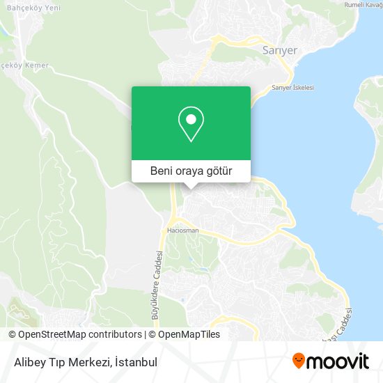 Alibey Tıp Merkezi harita