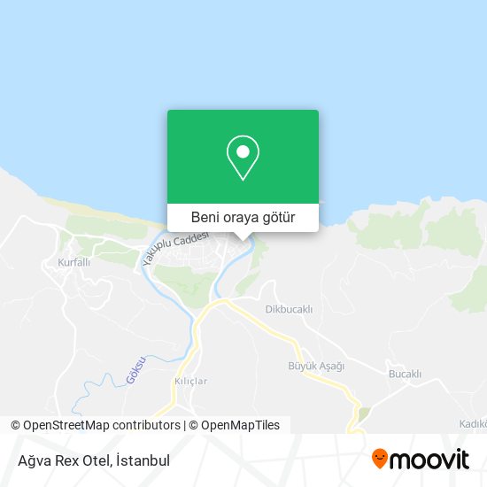 Ağva Rex Otel harita