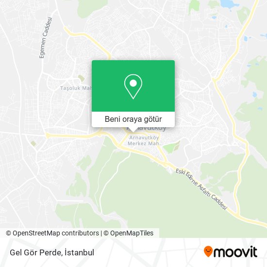 Gel Gör Perde harita