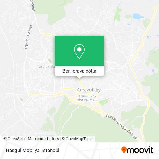 Hasgül Mobilya harita