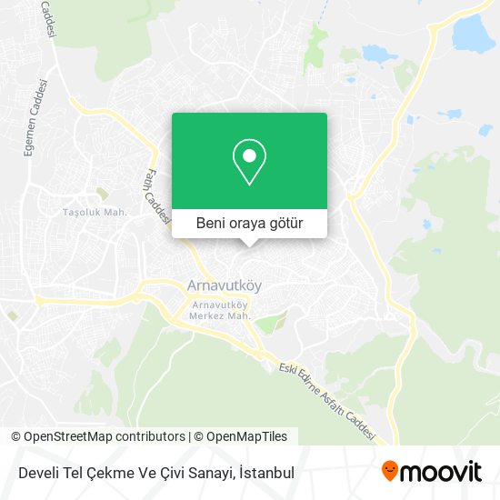 Develi Tel Çekme Ve Çivi Sanayi harita