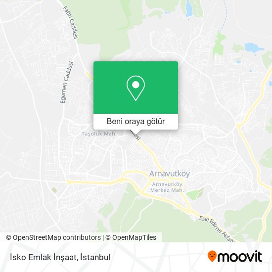 İsko Emlak İnşaat harita