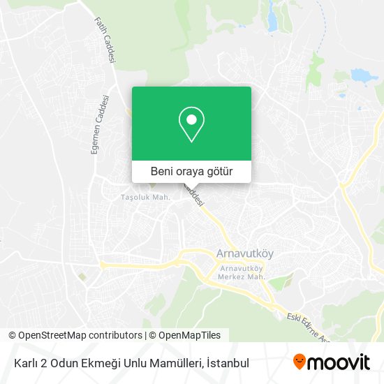 Karlı 2 Odun Ekmeği Unlu Mamülleri harita