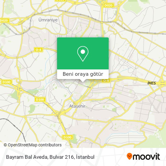 Bayram Bal Aveda, Bulvar 216 harita