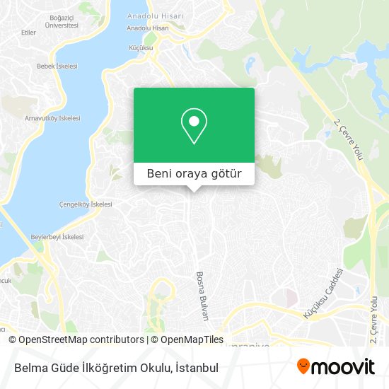 Belma Güde İlköğretim Okulu harita