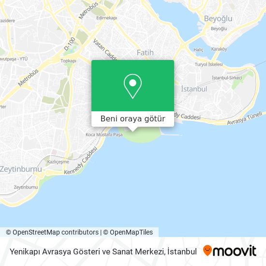 Yenikapı Avrasya Gösteri ve Sanat Merkezi harita