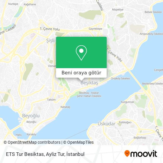 ETS Tur Besiktas, Ayliz Tur harita