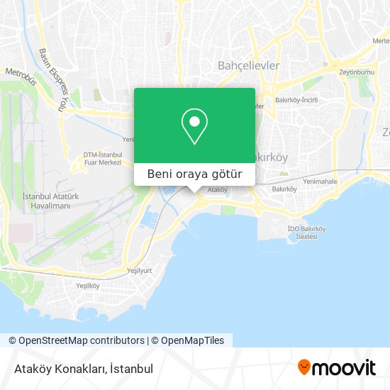 Ataköy Konakları harita