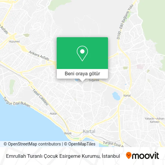 Emrullah Turanlı Çocuk Esirgeme Kurumu harita