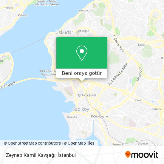 Zeynep Kamil Kavşağı harita