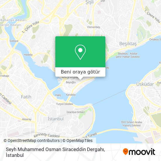 Seyh Muhammed Osman Siraceddin Dergahı harita