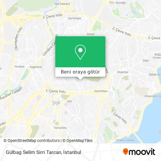 Gülbag Selim Sirri Tarcan harita