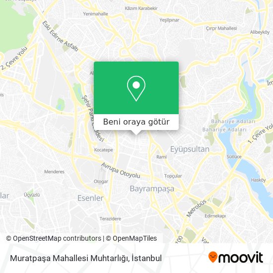 Muratpaşa Mahallesi Muhtarlığı harita