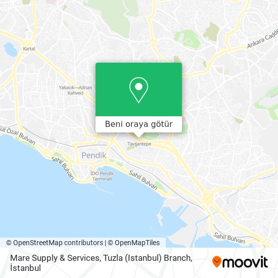 Mare Supply & Services, Tuzla (Istanbul) Branch harita