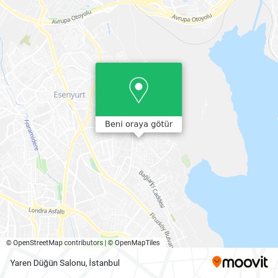 Yaren Düğün Salonu harita