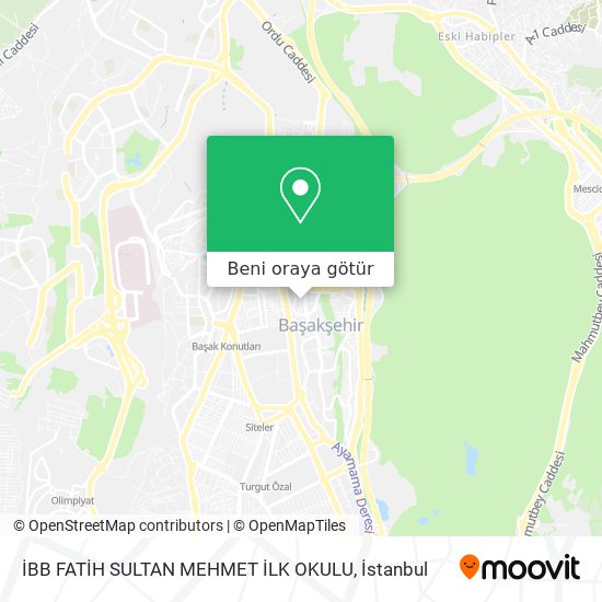 İBB FATİH SULTAN MEHMET İLK OKULU harita