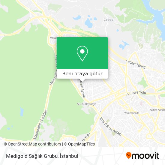 Medigold Sağlık Grubu harita