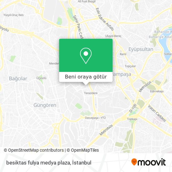 besiktas fulya medya plaza harita