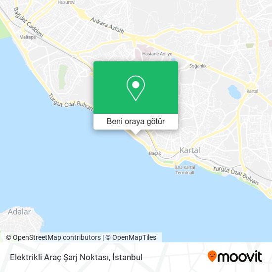 Elektrikli Araç Şarj Noktası harita