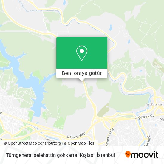 Tümgeneral selehattin gökkartal Kışlası harita