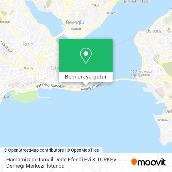 Hamamizade İsmail Dede Efendi Evi & TÜRKEV Derneği Merkezi harita