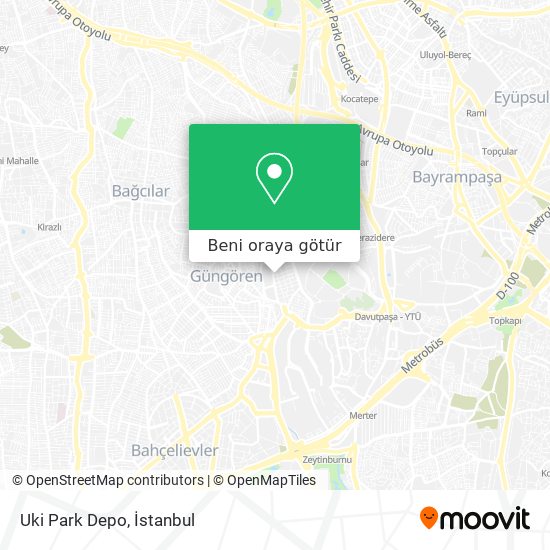 Uki Park Depo harita