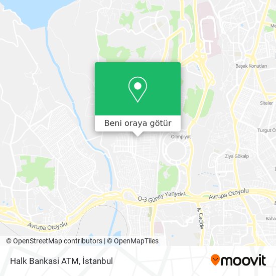 Halk Bankasi ATM harita