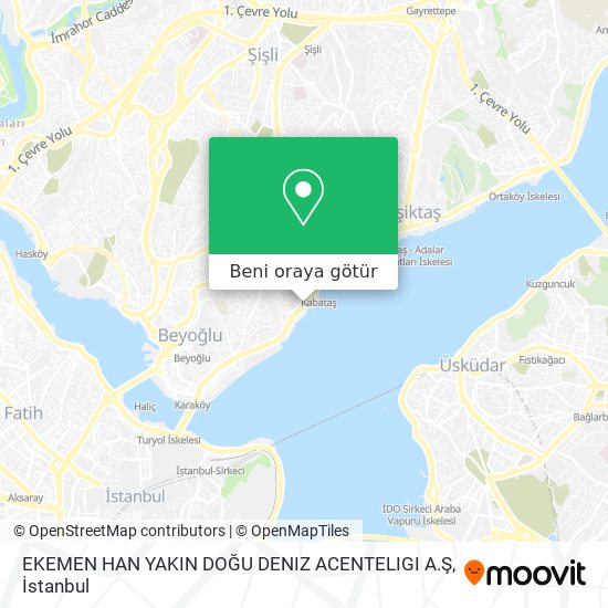 EKEMEN HAN YAKIN DOĞU DENIZ ACENTELIGI A.Ş harita