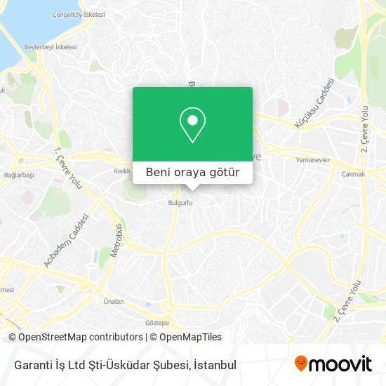 Garanti İş Ltd Şti-Üsküdar Şubesi harita