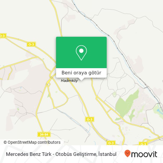 Mercedes Benz Türk - Otobüs Geliştirme harita