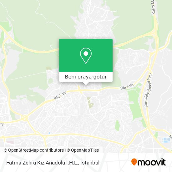 Fatma Zehra Kız Anadolu İ.H.L. harita
