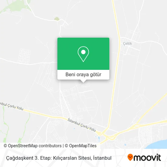 Çağdaşkent 3. Etap: Kılıçarslan Sitesi harita
