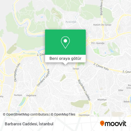 Barbaros Caddesi harita