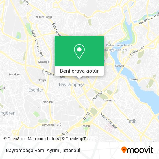 Bayrampaşa Rami Ayrımı harita