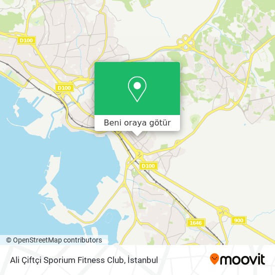 Ali Çiftçi Sporium Fitness Club harita