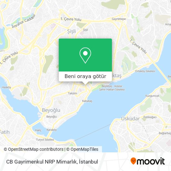 CB Gayrimenkul NRP Mimarlık harita