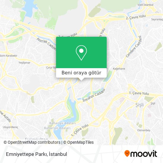 Emniyettepe Parkı harita