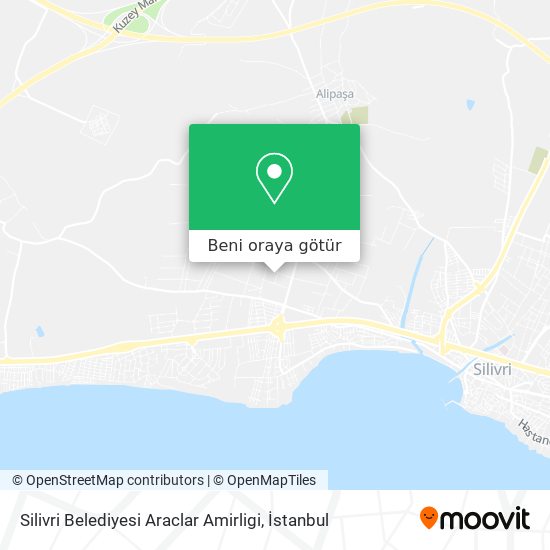 Silivri Belediyesi Araclar Amirligi harita