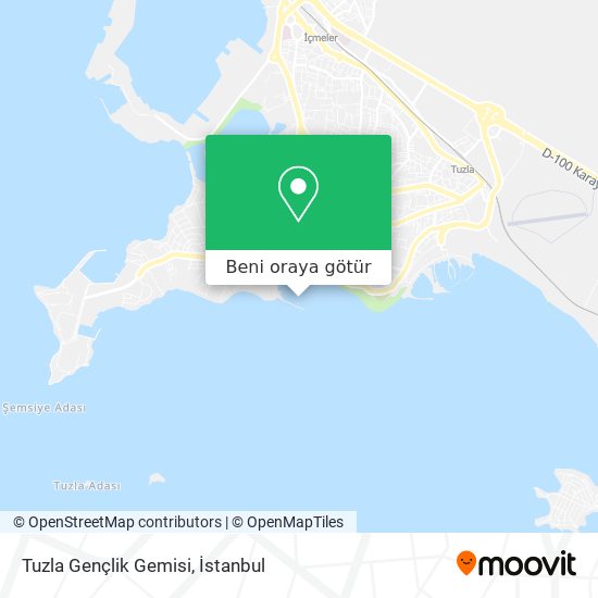 Tuzla Gençlik Gemisi harita