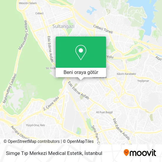 Simge Tıp Merkezi Medical Estetik harita