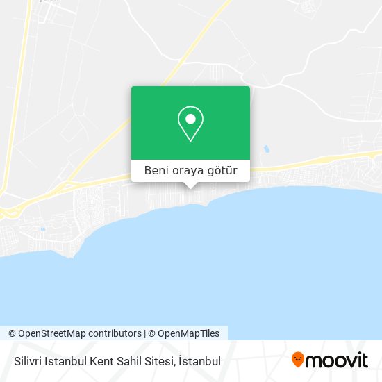 Silivri Istanbul Kent Sahil Sitesi harita