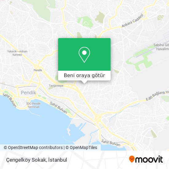 Çengelköy Sokak harita