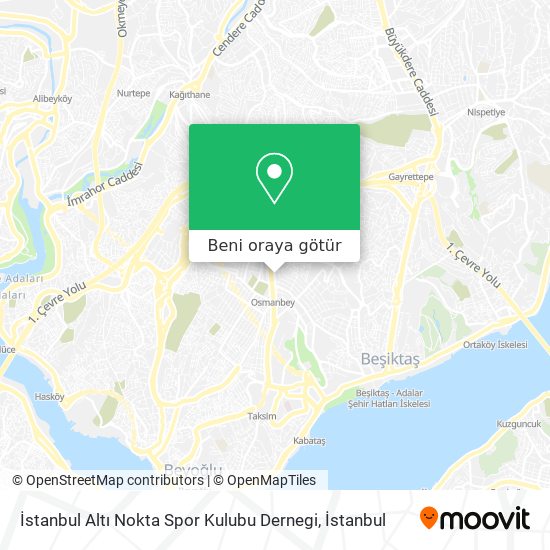 İstanbul Altı Nokta Spor Kulubu Dernegi harita