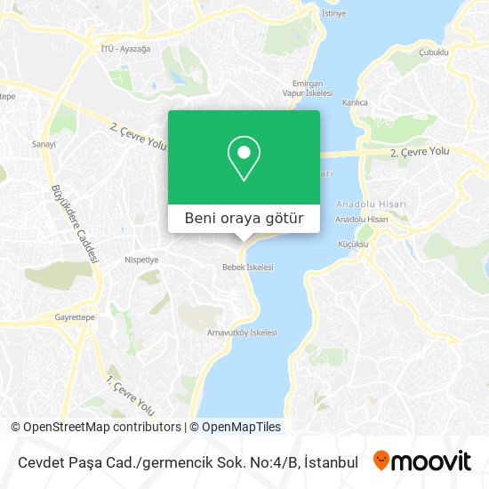 Cevdet Paşa Cad. / germencik Sok. No:4 / B harita