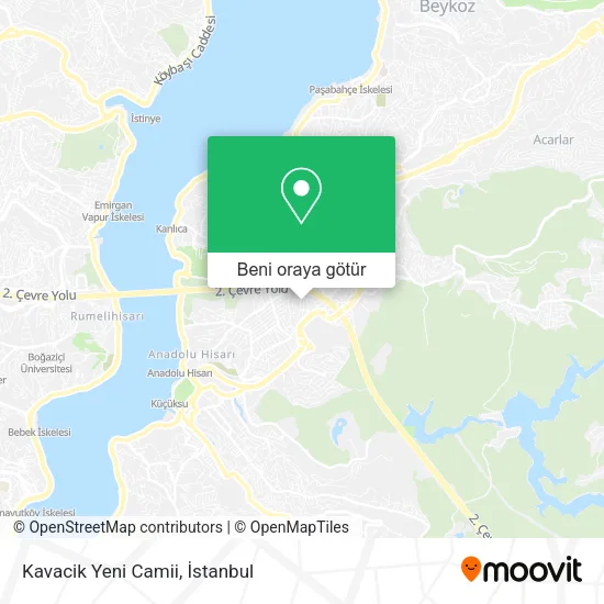 Kavacik Yeni Camii harita