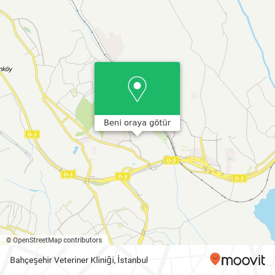 Bahçeşehir Veteriner Kliniği harita