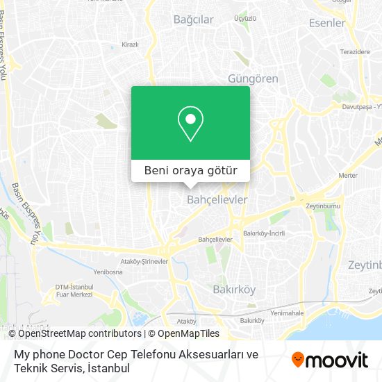 My phone Doctor Cep Telefonu Aksesuarları ve  Teknik Servis harita