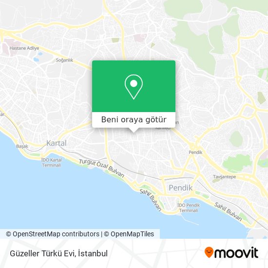 Güzeller Türkü Evi harita